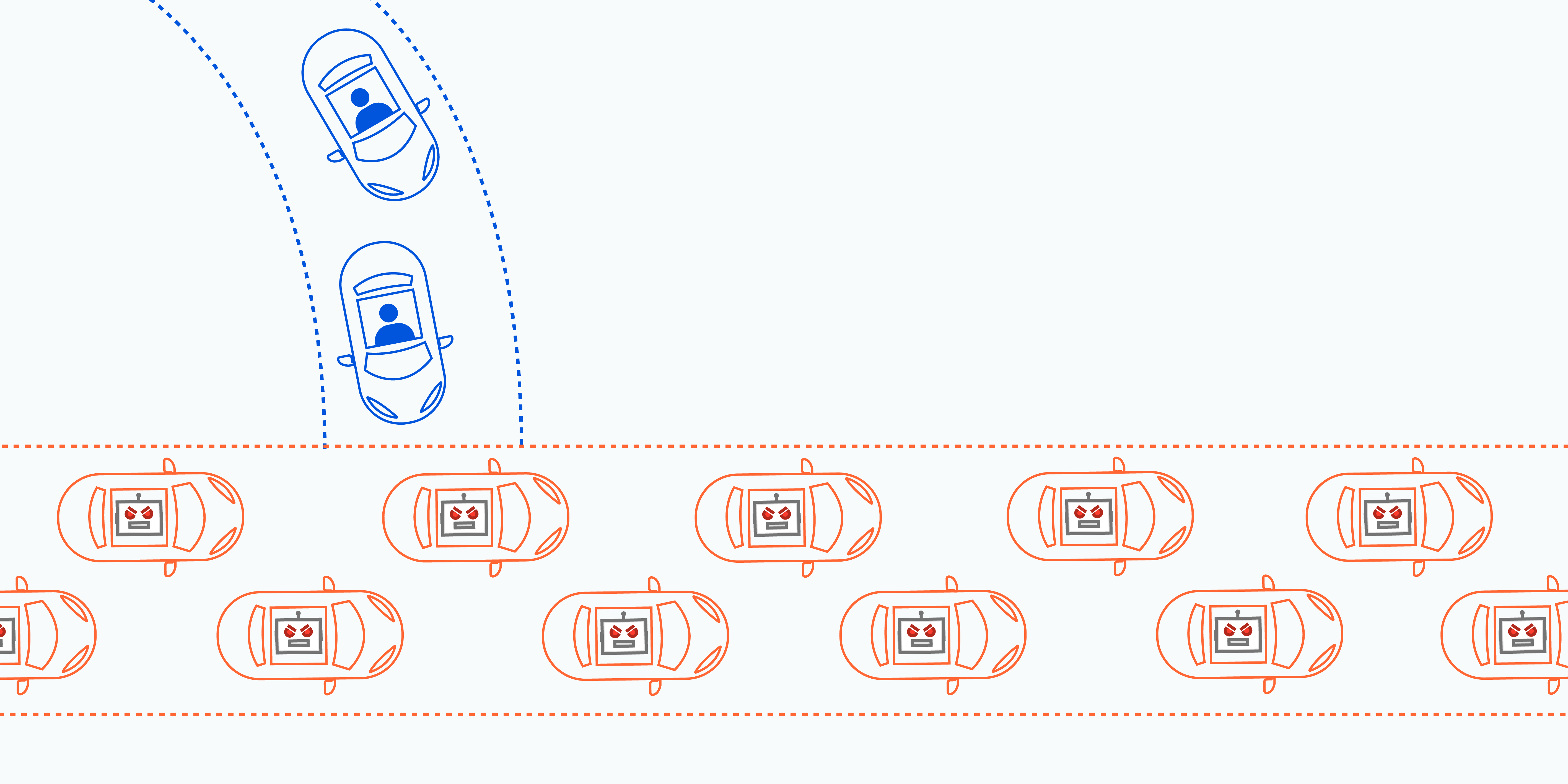 DDoS 攻击流量比喻